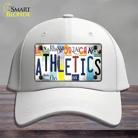 As Strip Art Novelty License Plate Hat Tag Cotton / White