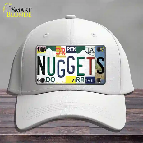 Nuggets Strip Art Novelty License Plate Hat Tag Cotton / White