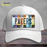 Pacers Strip Art Novelty License Plate Hat Tag Cotton / White