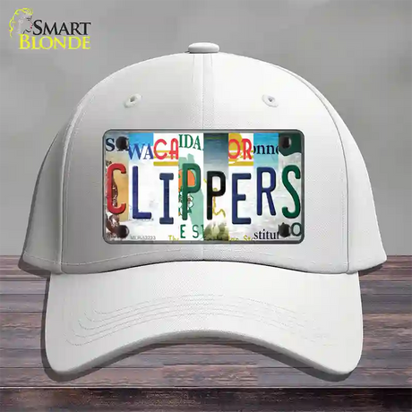 Clippers Strip Art Novelty License Plate Hat Tag Cotton / White