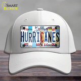 Hurricanes Strip Art Novelty License Plate Hat Tag Cotton / White