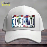 Cincinnati Strip Art Novelty License Plate Hat Tag Cotton / White