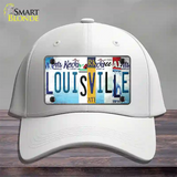 Louisville Strip Art Novelty License Plate Hat Tag Cotton / White