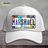 Marshall Strip Art Novelty License Plate Hat Tag Cotton / White