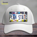 Penn State Strip Art Novelty License Plate Hat Tag Cotton / White