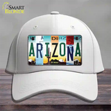 Arizona Strip Art Novelty License Plate Hat Tag Cotton / White