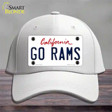 Go Rams Novelty License Plate Hat Tag Cotton / White