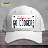 Go Dodgers Novelty License Plate Hat Tag Cotton / White