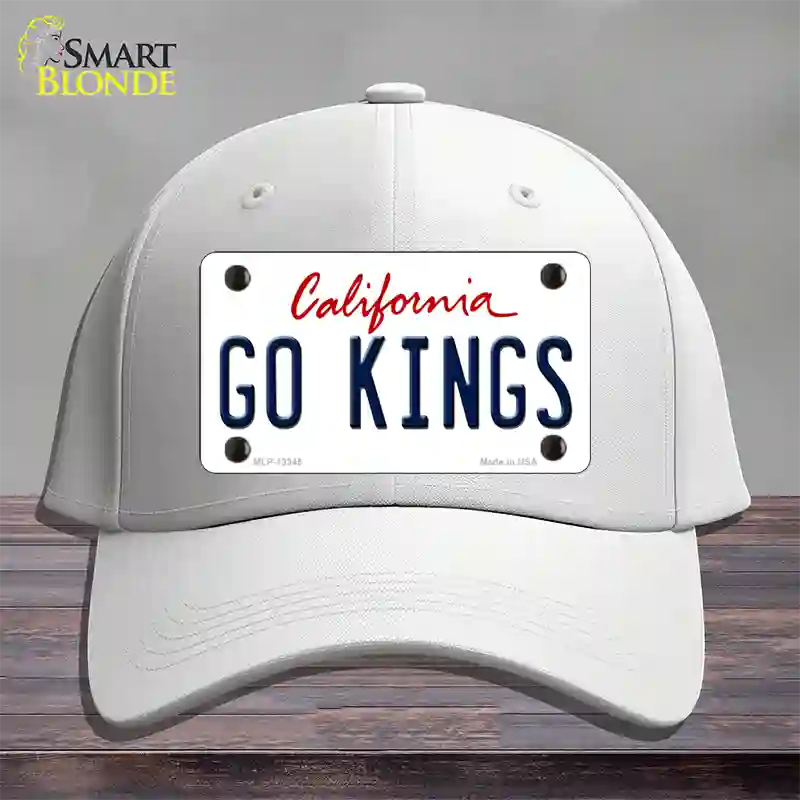 Go Kings Novelty License Plate Hat Tag Cotton / White