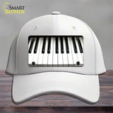 Piano Key board Novelty License Plate Hat Cotton / White