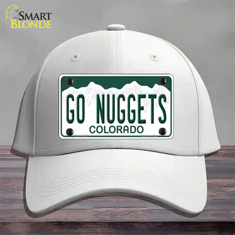 Go Nuggets Novelty License Plate Hat Tag Cotton / White