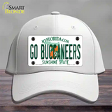 Go Buccaneers Novelty License Plate Hat Tag Cotton / White