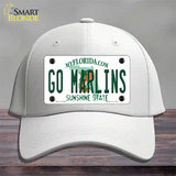 Go Marlins Novelty License Plate Hat Tag Cotton / White