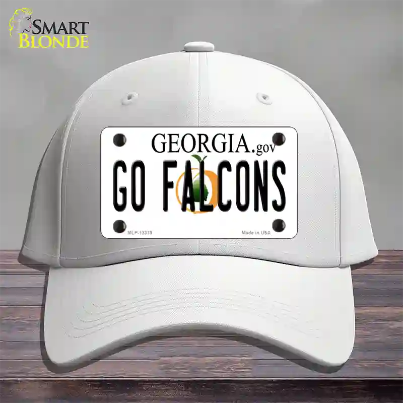 Go Falcons Novelty License Plate Hat Tag Cotton / White