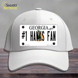 Number 1 Hawks Fan Novelty License Plate Hat Tag Cotton / White