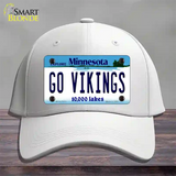 Go Vikings Novelty License Plate Hat Tag Cotton / White