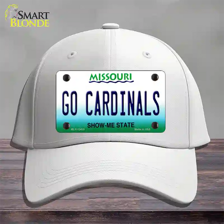 Missouri Plate Go Cardinals Novelty License Plate Hat Tag Cotton / White