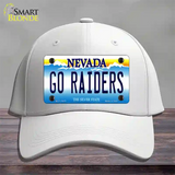 Go Raiders Nevada Novelty License Plate Hat Tag Cotton / White