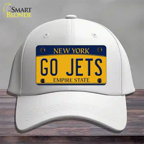 New York Go Jets Novelty License Plate Hat Tag Cotton / White