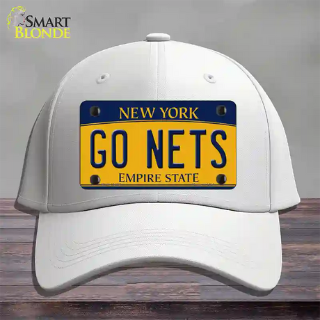 Go Nets Novelty License Plate Hat Tag Cotton / White