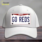 Go Reds Novelty License Plate Hat Tag Cotton / White