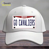 Go Cavaliers Novelty License Plate Hat Tag Cotton / White