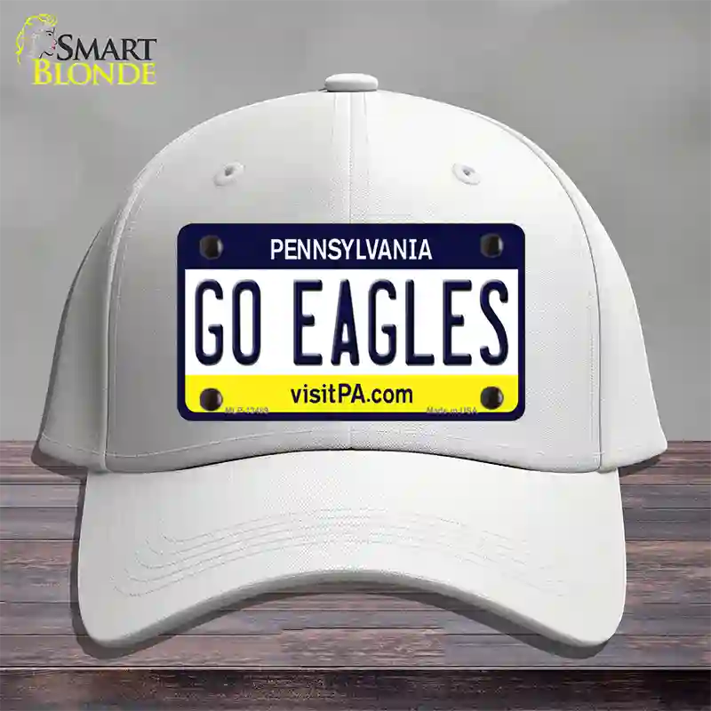 Go Eagles Novelty License Plate Hat Tag Cotton / White