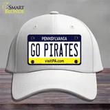 Go Pirates Novelty License Plate Hat Tag Cotton / White