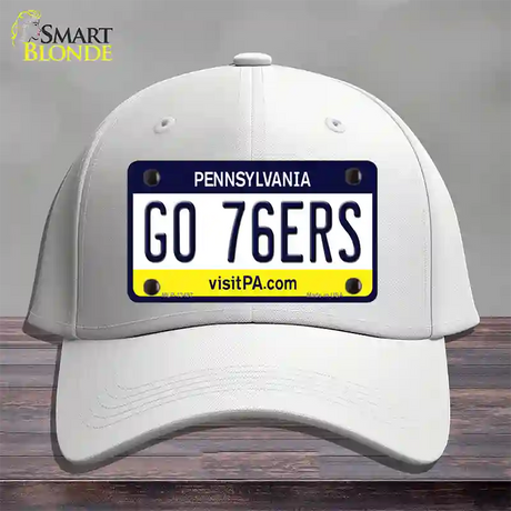 Go 76ers Novelty License Plate Hat Tag Cotton / White