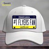 Number 1 Flyers Fan Novelty License Plate Hat Tag Cotton / White