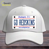 Go Redskins Novelty License Plate Hat Tag Cotton / White