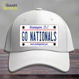 Go Nationals Novelty License Plate Hat Tag Cotton / White