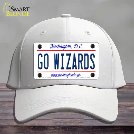 Go Wizards Novelty License Plate Hat Tag Cotton / White