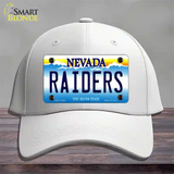 Raiders Nevada Novelty License Plate Hat Tag Cotton / White