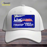 Trump Train Novelty License Plate Hat Tag Cotton / White