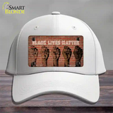 Black Lives Matter Fists Novelty License Plate Hat Tag Cotton / White