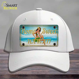 Home Sweet Hawaii Novelty License Plate Hat Tag Cotton / White