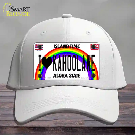 I Heart Kahoolawe Novelty License Plate Hat Tag Cotton / White