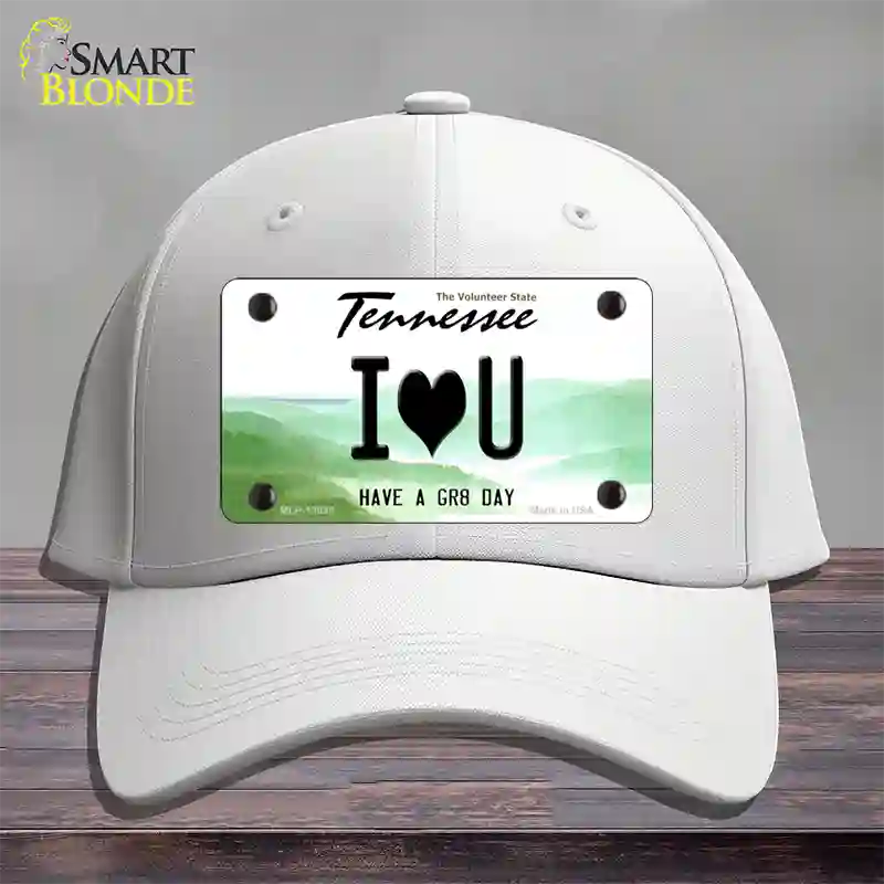 I Heart You Novelty License Plate Hat Tag Cotton / White