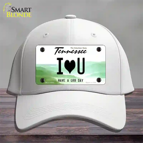 I Heart You Novelty License Plate Hat Tag Cotton / White