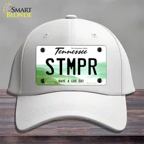 Stomper Novelty License Plate Hat Tag Cotton / White