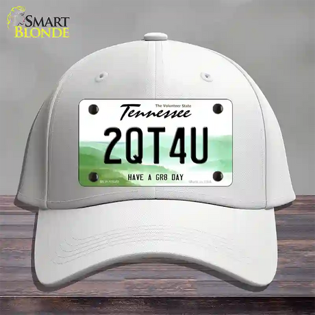 Too Cute For You Novelty License Plate Hat Tag Cotton / White