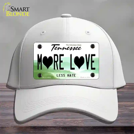 More Love Novelty License Plate Hat Tag Cotton / White