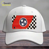 Tennessee Racing Flag Novelty License Plate Hat Tag Cotton / White