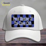 Chess Club Member Novelty License Plate Hat Tag Cotton / White