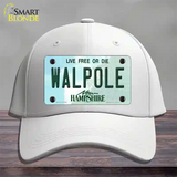 Walpole New Hampshire Novelty License Plate Hat Tag Cotton / White