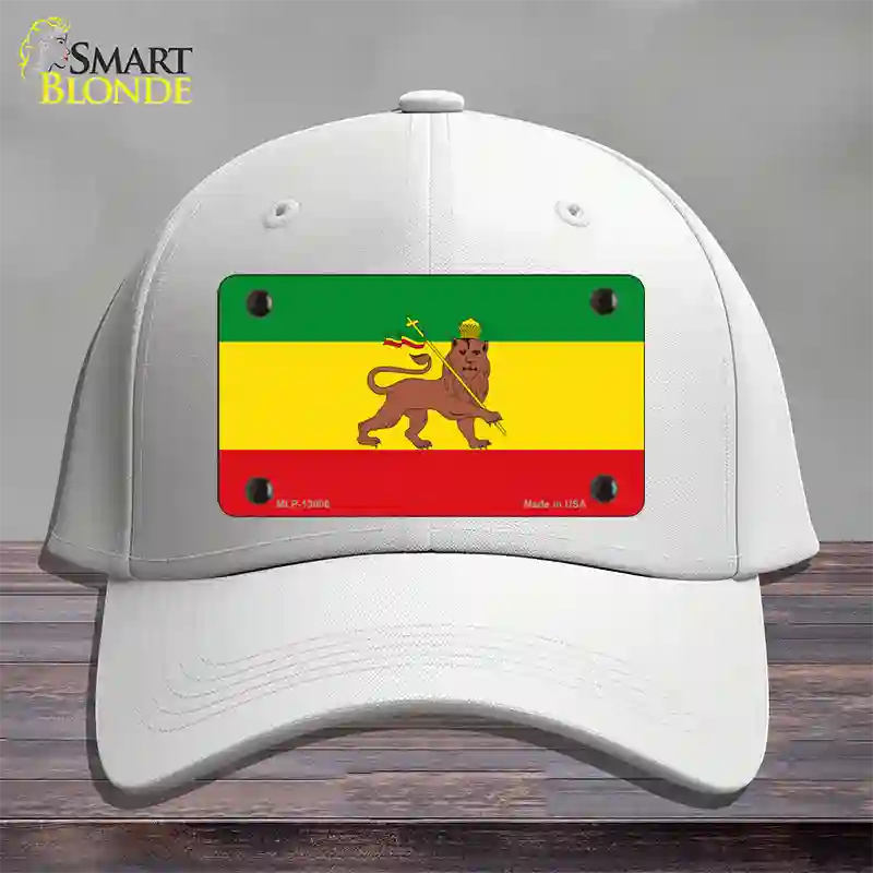 Ethiopia Flag Novelty License Plate Hat Tag Cotton / White