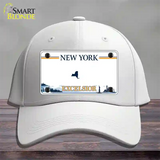 New York Excelsior Novelty License Plate Hat Cotton / White