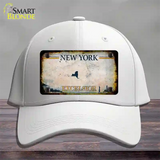 New York Excelsior Rusty Novelty License Plate Hat Cotton / White