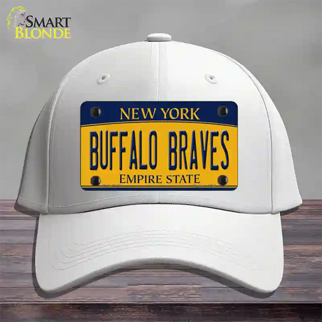 Buffalo Braves New York Novelty License Plate Hat Tag Cotton / White